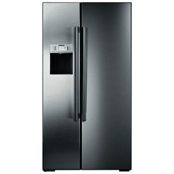 Siemens KA62DP92GB American Style Fridge Freezer, Stainless Steel